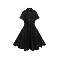 Zero Waste Black Shirt Dress