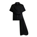 Zero Waste Black Designer Shirt for Boys and Girls