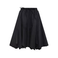 Zero Waste Black Flare Skirt