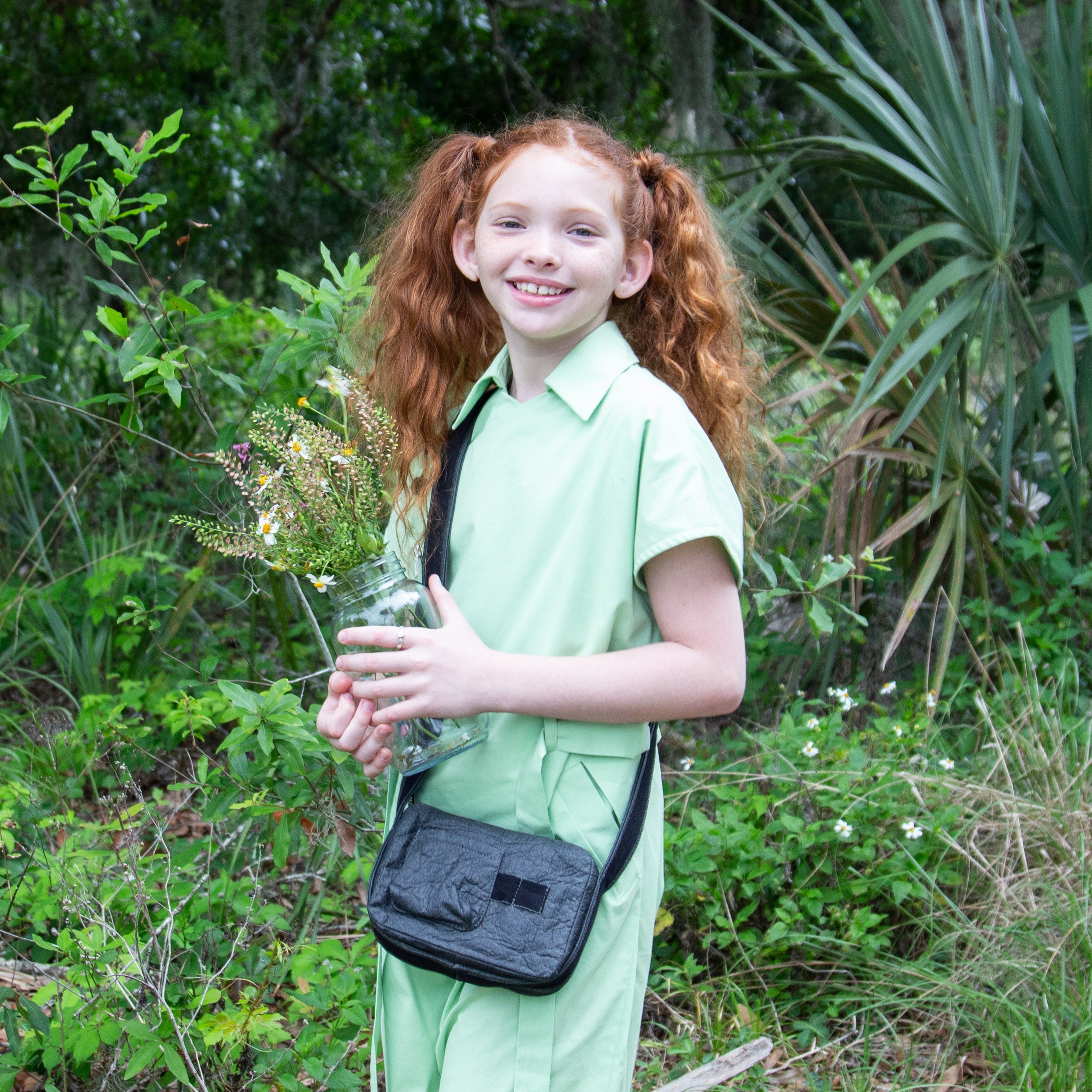 Pinatex Cross Body Purse for Girls and Boys