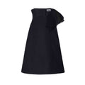 Black Dress with Asymetric Shoulder for Girls