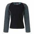 Black and Blue Longsleeve Top