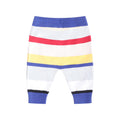 Knitted Baby Pants in Bright Stripes
