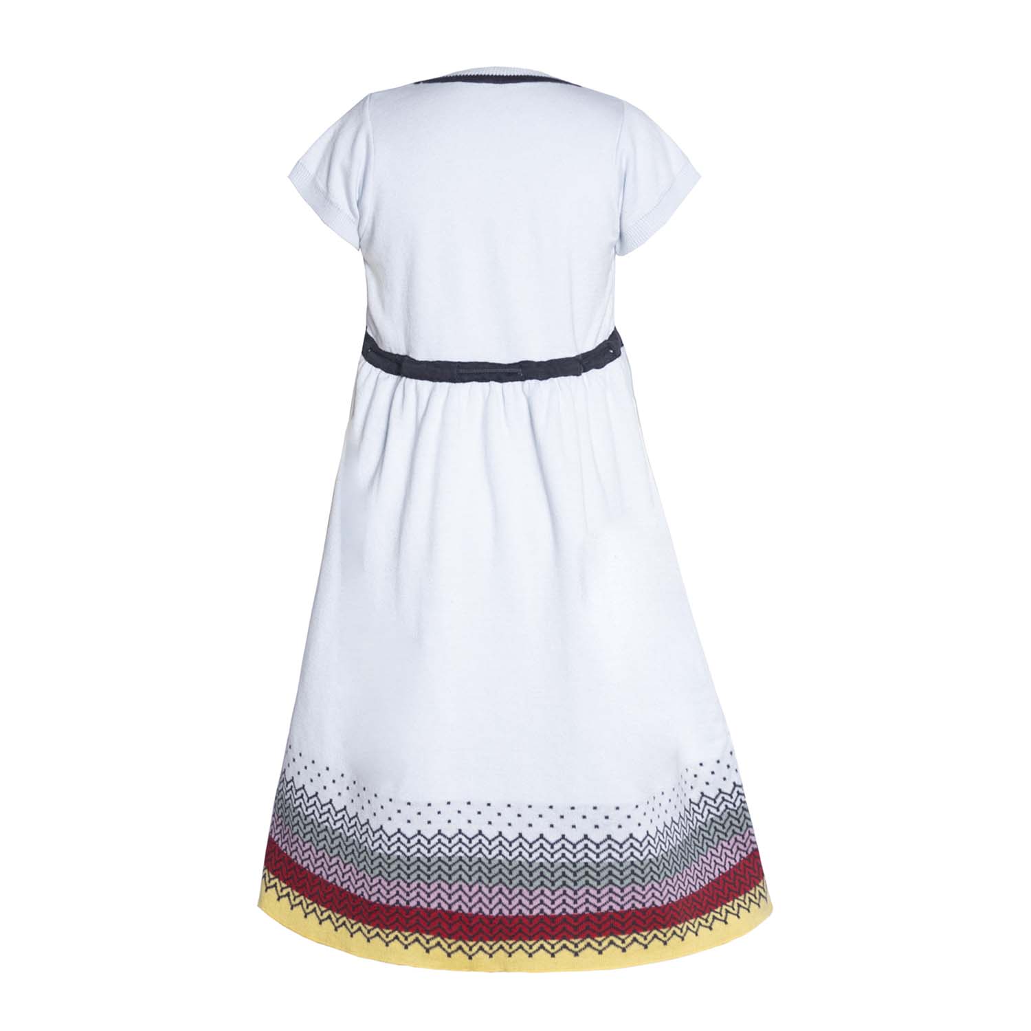 Blue Knitted Spring Dress for Girls