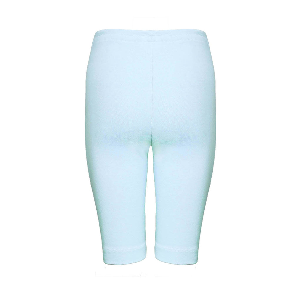 Boys and Girls Bike Shorts in Blue Jersey
