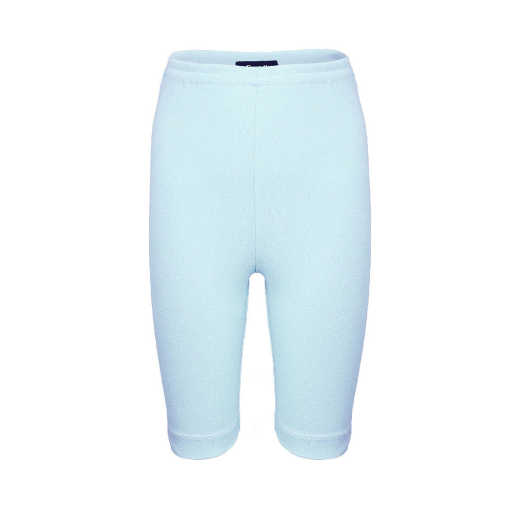 Boys and Girls Bike Shorts in Blue Jersey