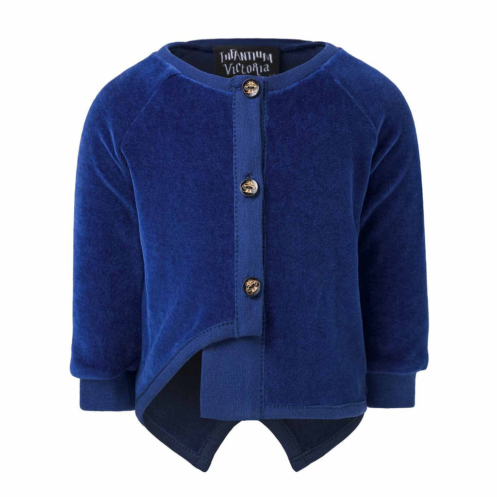 Blue Velvet Baby Jacket