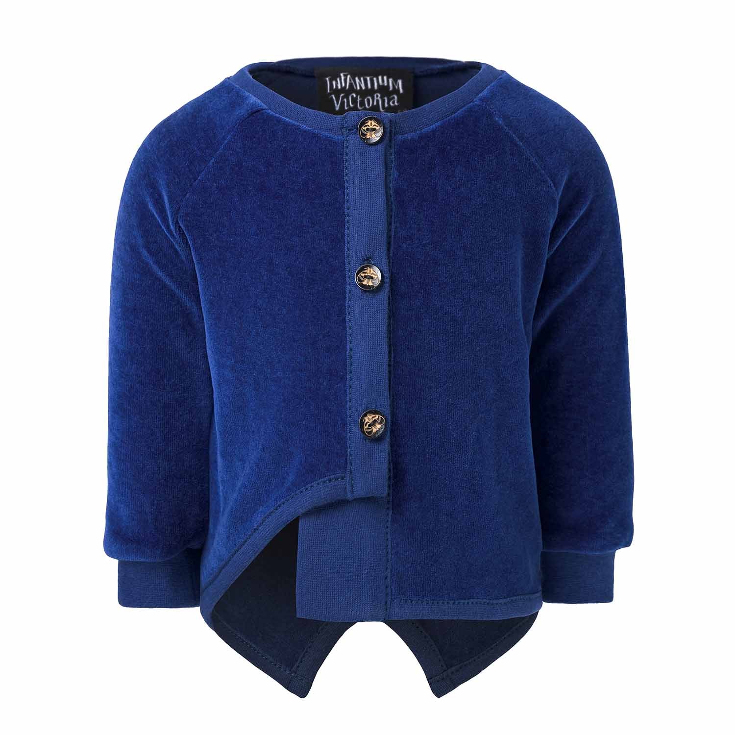 Blue Velvet Baby Jacket