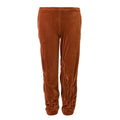 Kids Copper Velvet Track Pants with Hand Smock