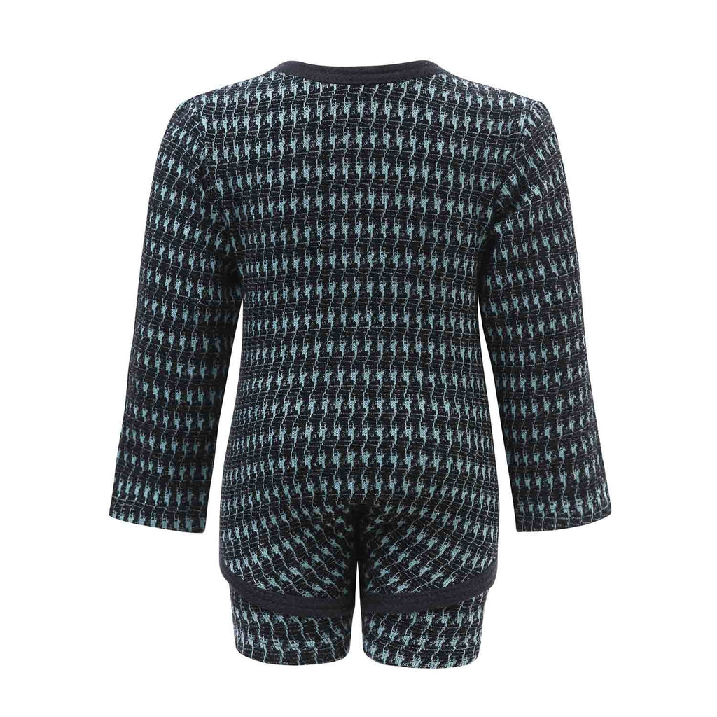 PRELOVED Black and Blue Bodysuit, 1 year