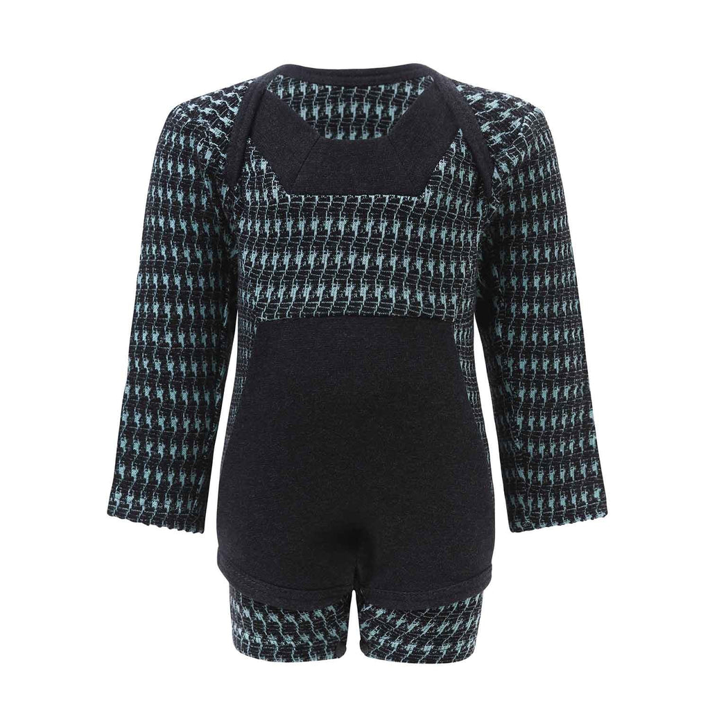 PRELOVED Black and Blue Bodysuit, 1 year
