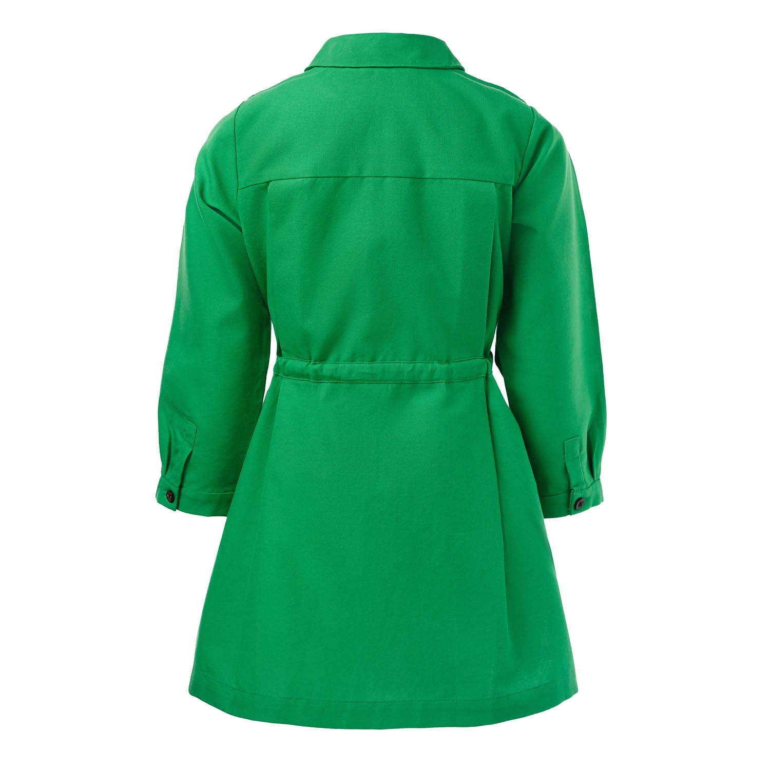 Kids Green Shirt Dress