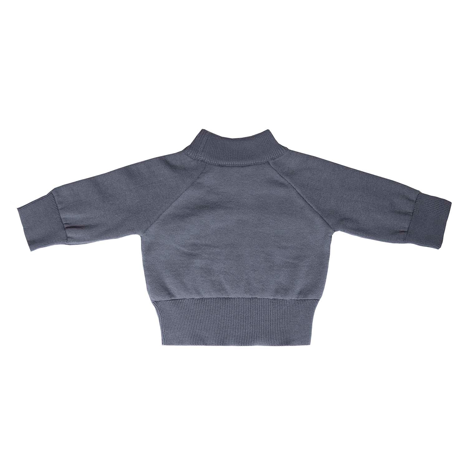 Grey Baby Boy Christmas Sweater
