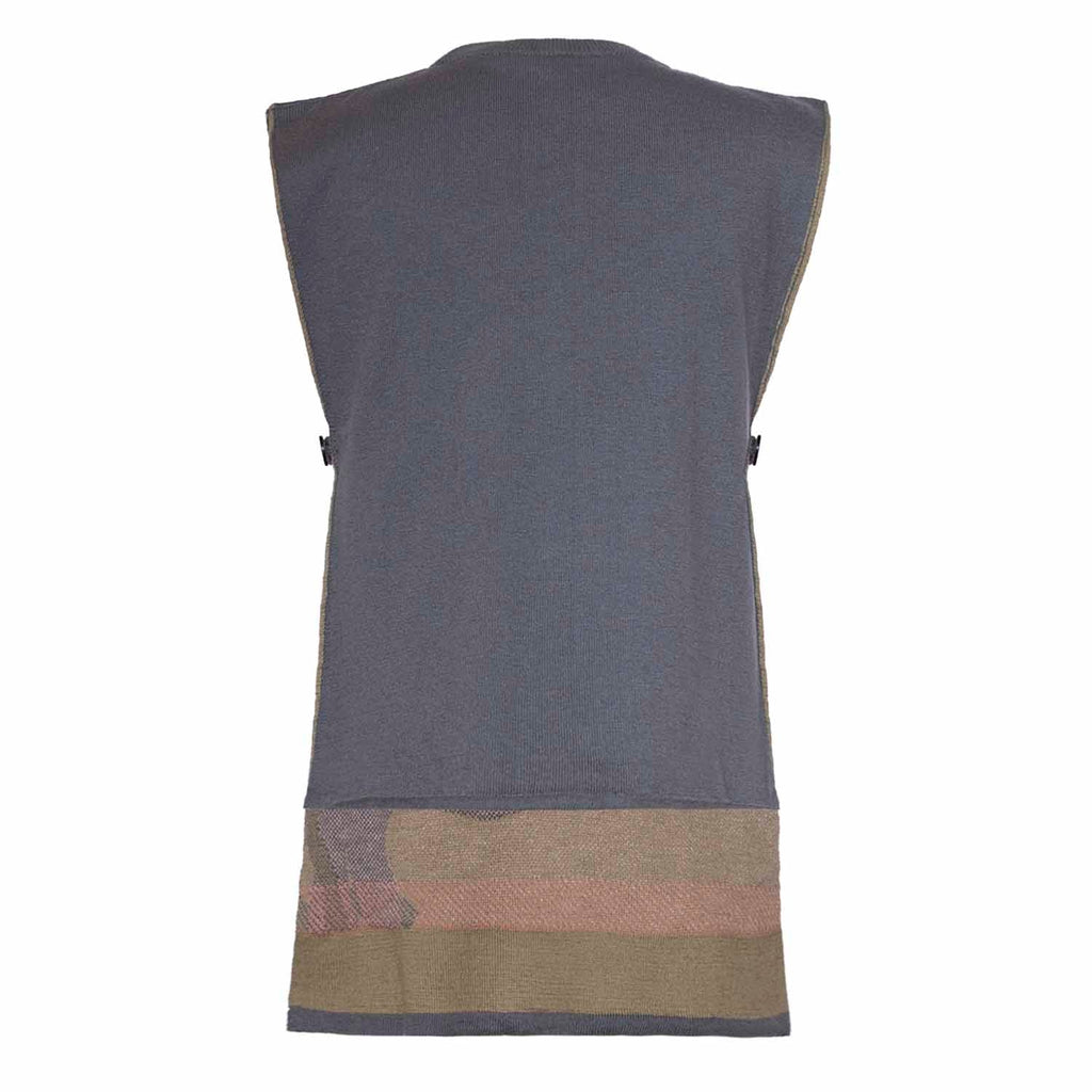 Grey Knitted Vest