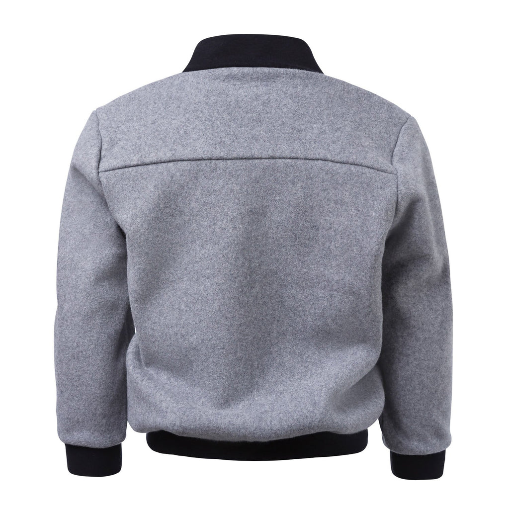 Grey Fleece Blazer