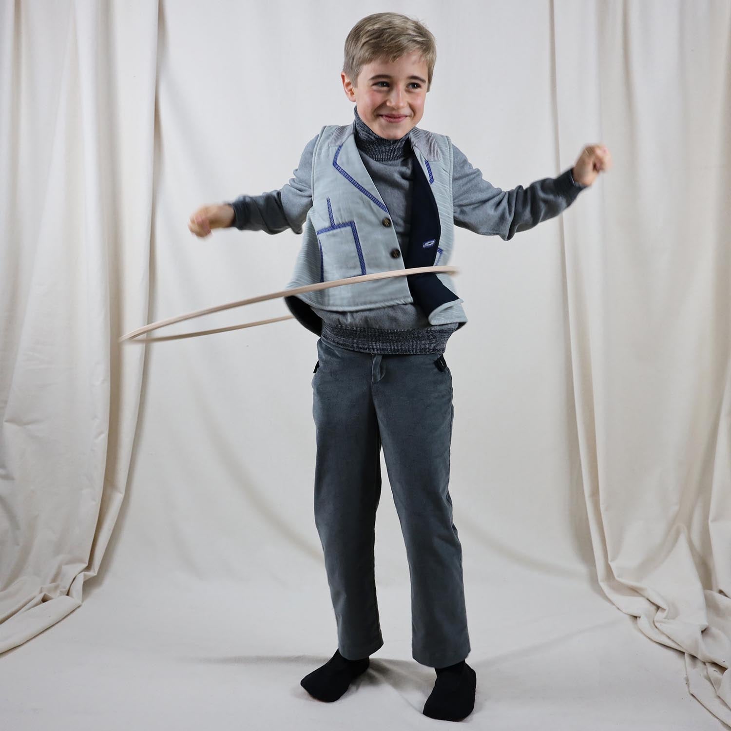 Grey Corduroy Pants