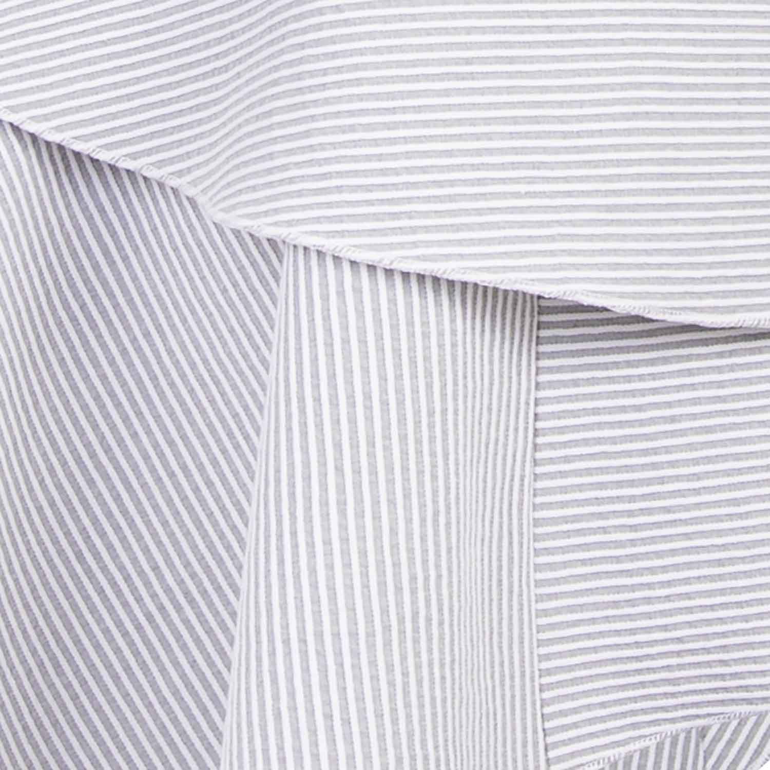 Girls Asymetrical Skirt with Grey Stripes