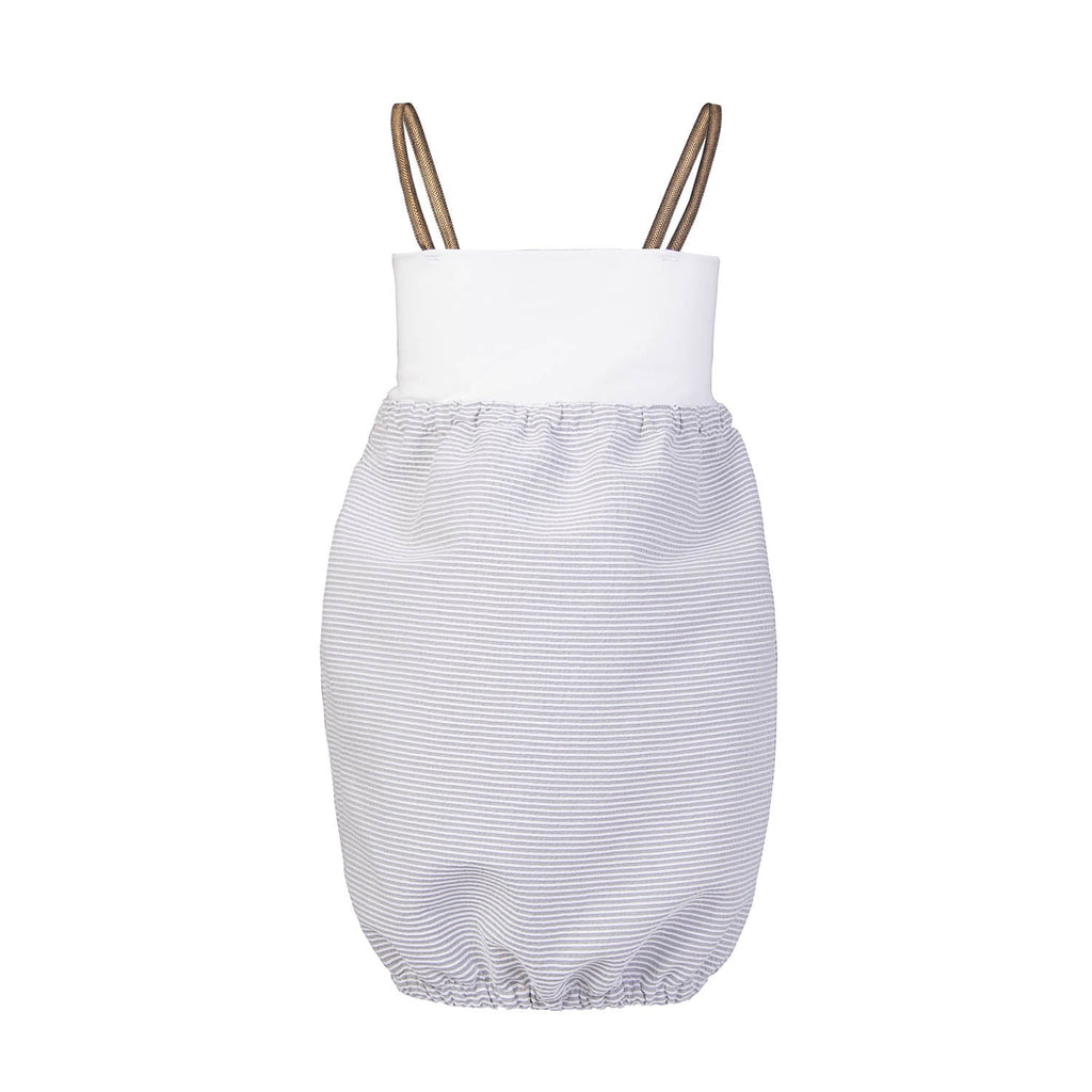 Girls Striped Strap Dress