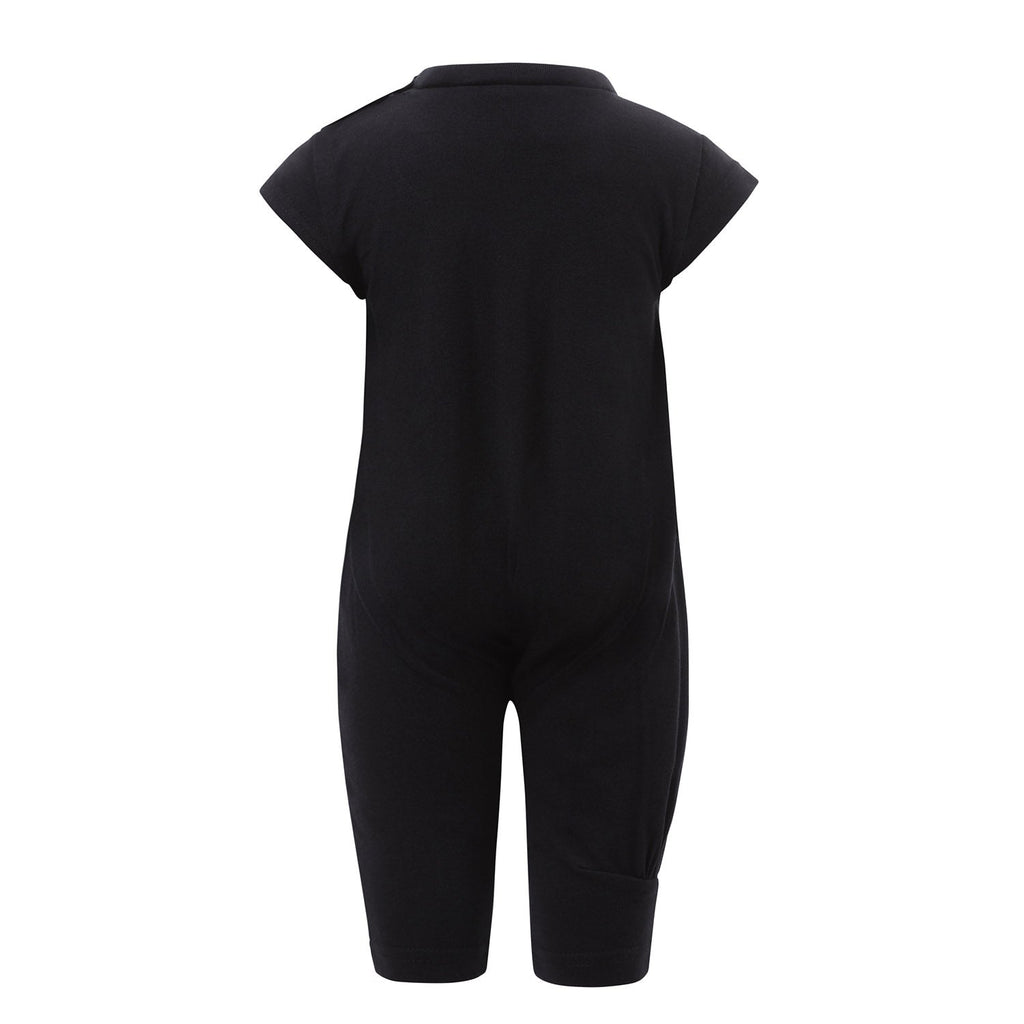 Baby Playsuit with Roll Collar