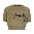 Kids Khaki Knit Top with Submarine