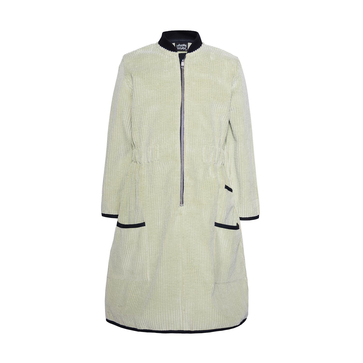 Girls Green Velvet Dress