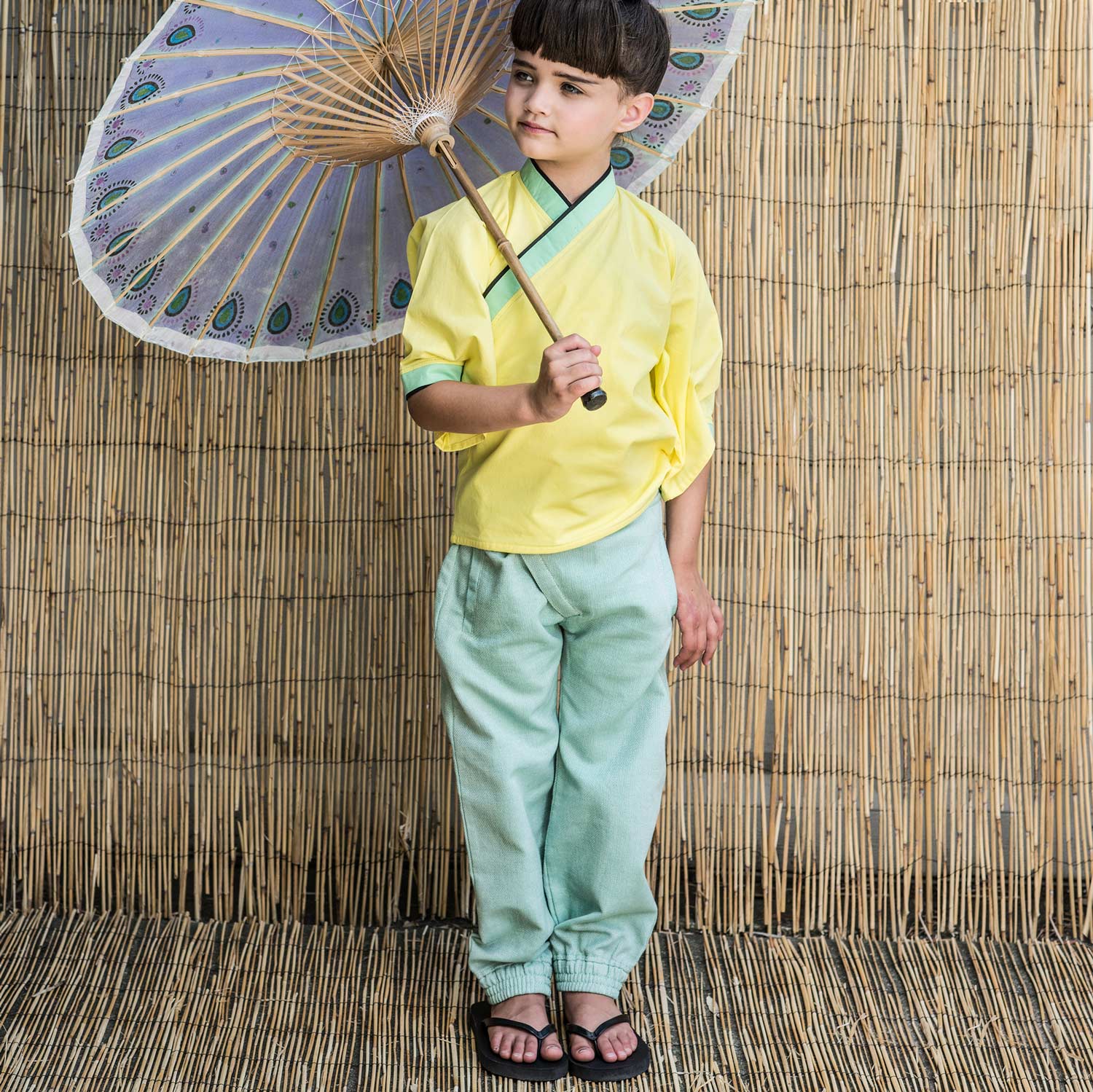 Mint Green Cotton Pants
