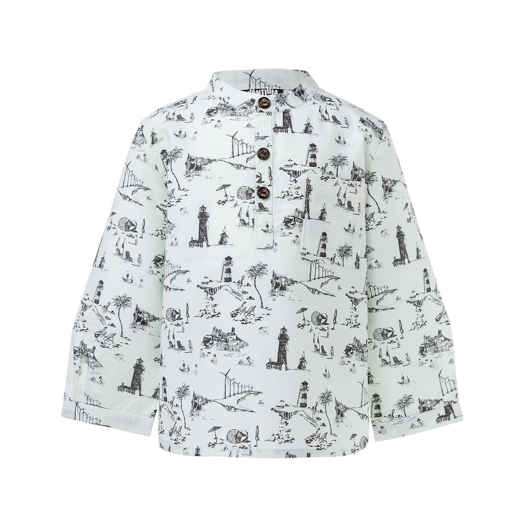 Baby Shirt with Vintage Print