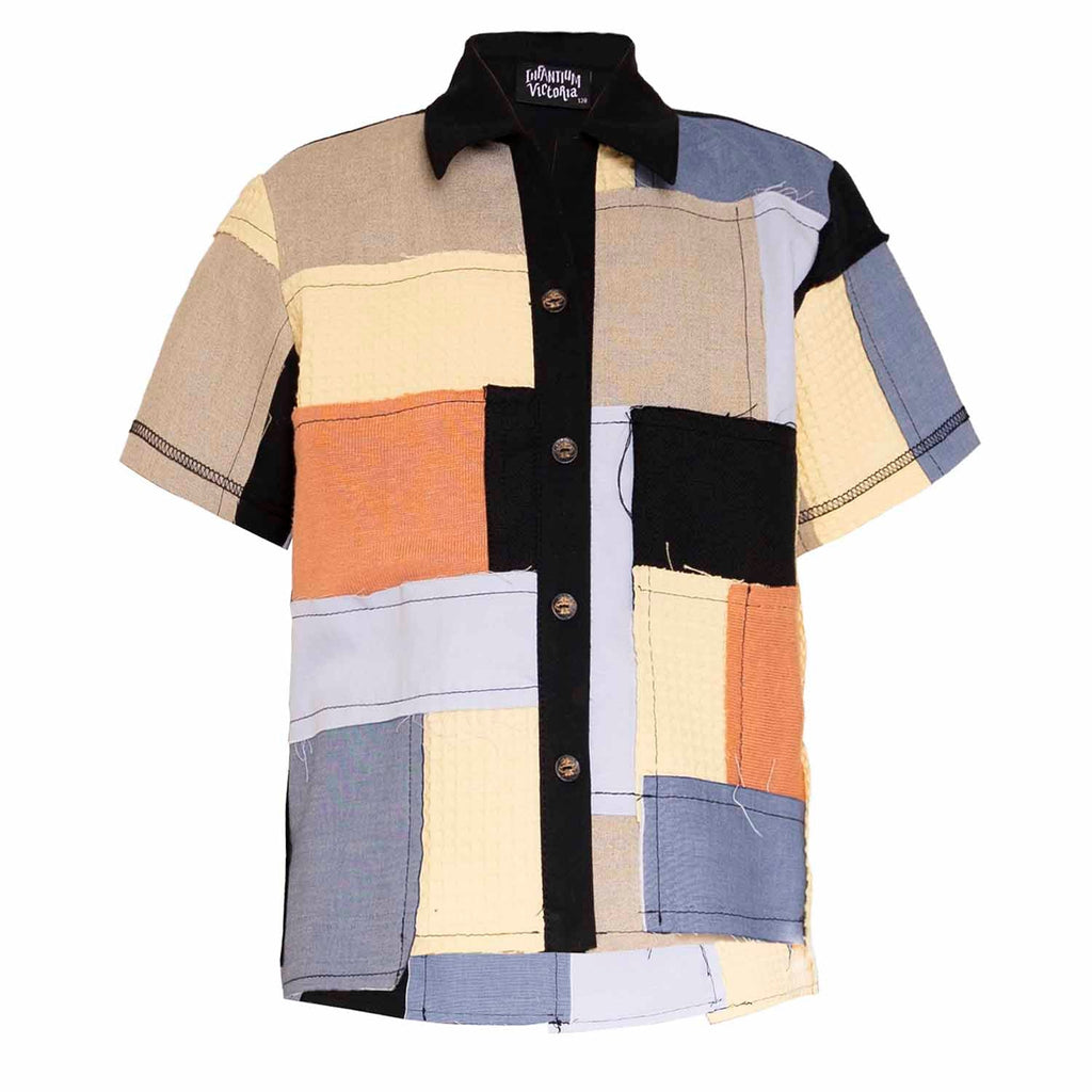 Zero Waste Patchwork Shirt for Kids
