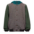 Multicolor Pied-de Poule Hoodie for Kids