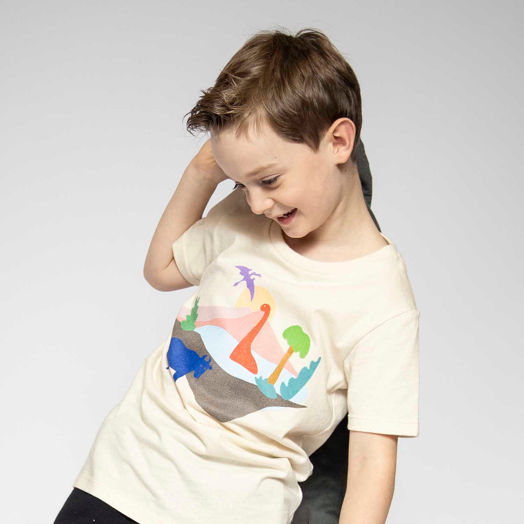 Dino and Cow T Shirt