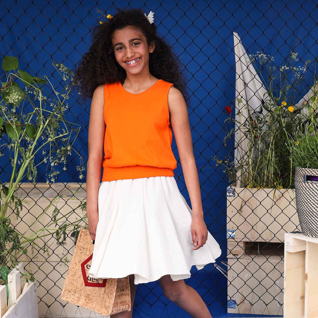 Orange Tank Top