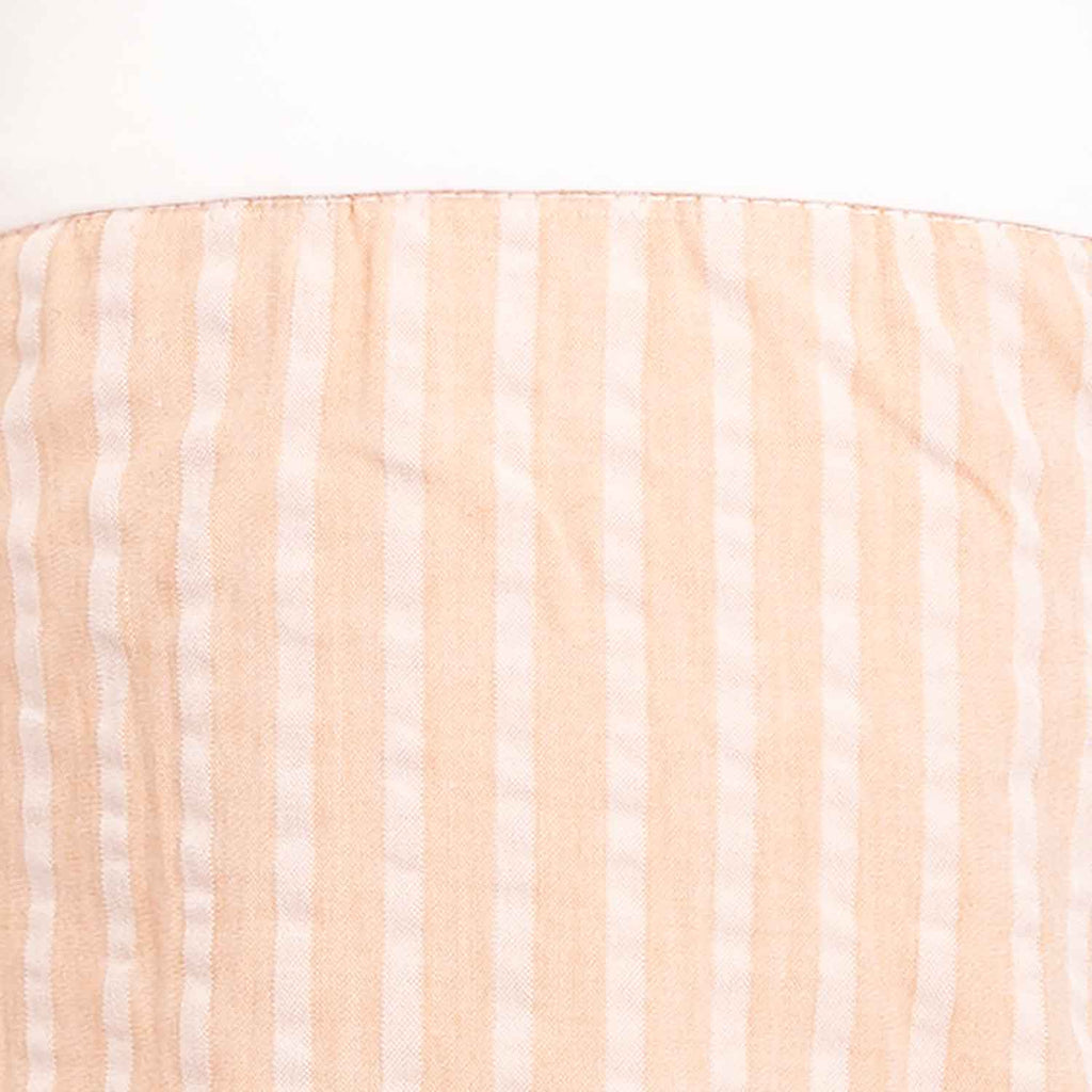 Baby Dress in Peach and White