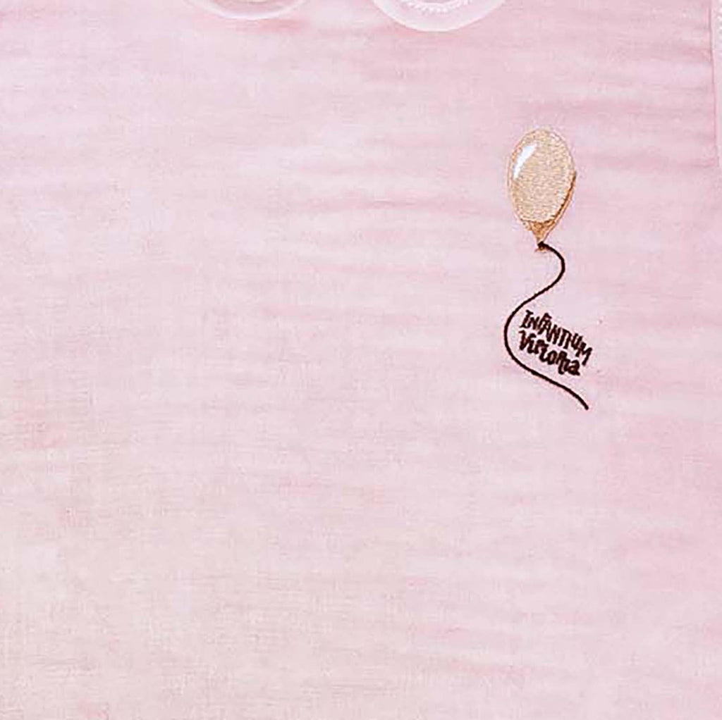 Pink Dress with Embroidery for Babies