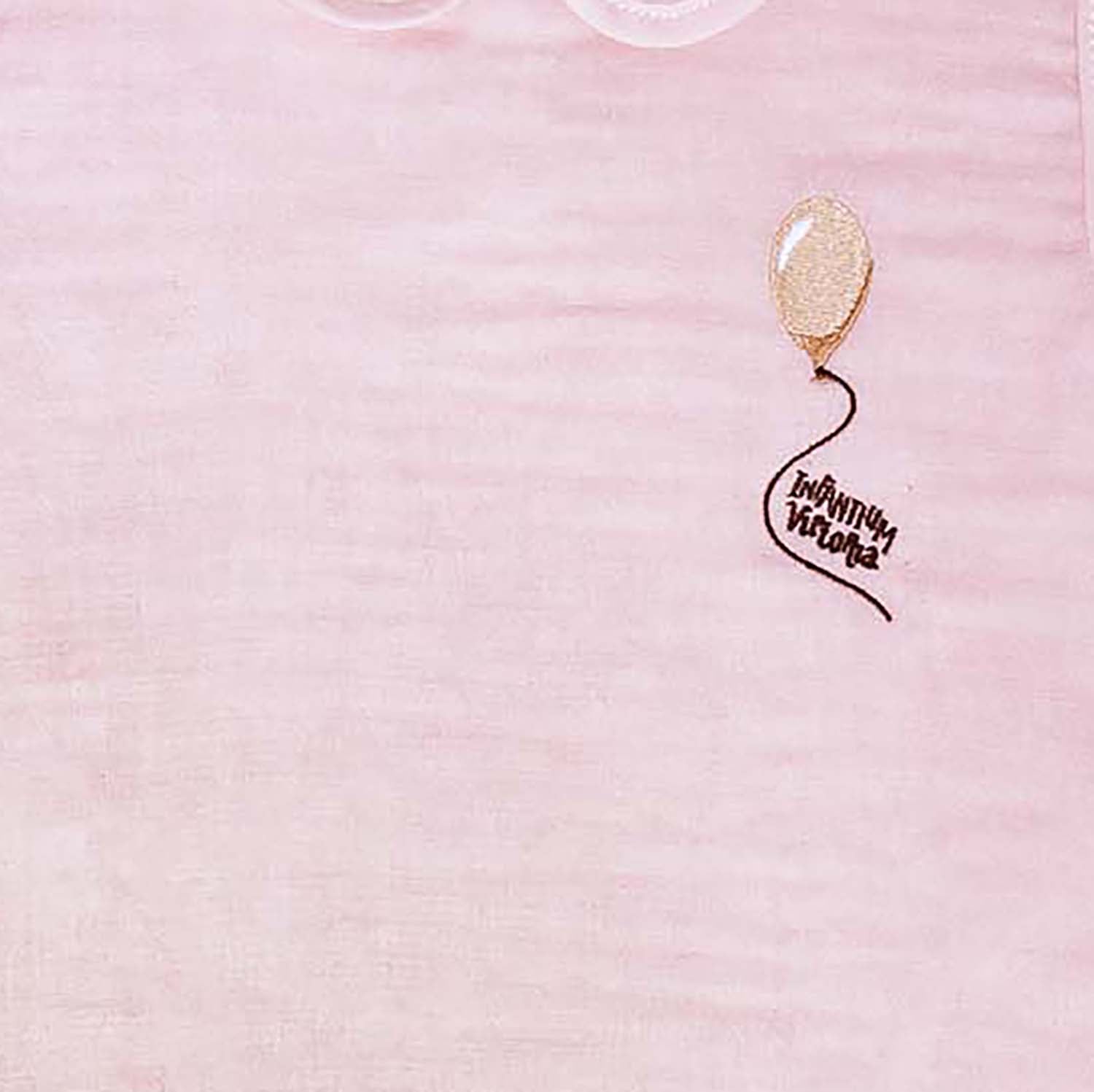 Pink Dress with Embroidery for Babies