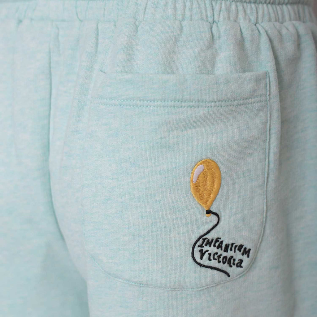 Mint Green Girls and Boys Sweat Shorts