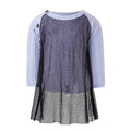 Lilac Baby Onesie with Mesh