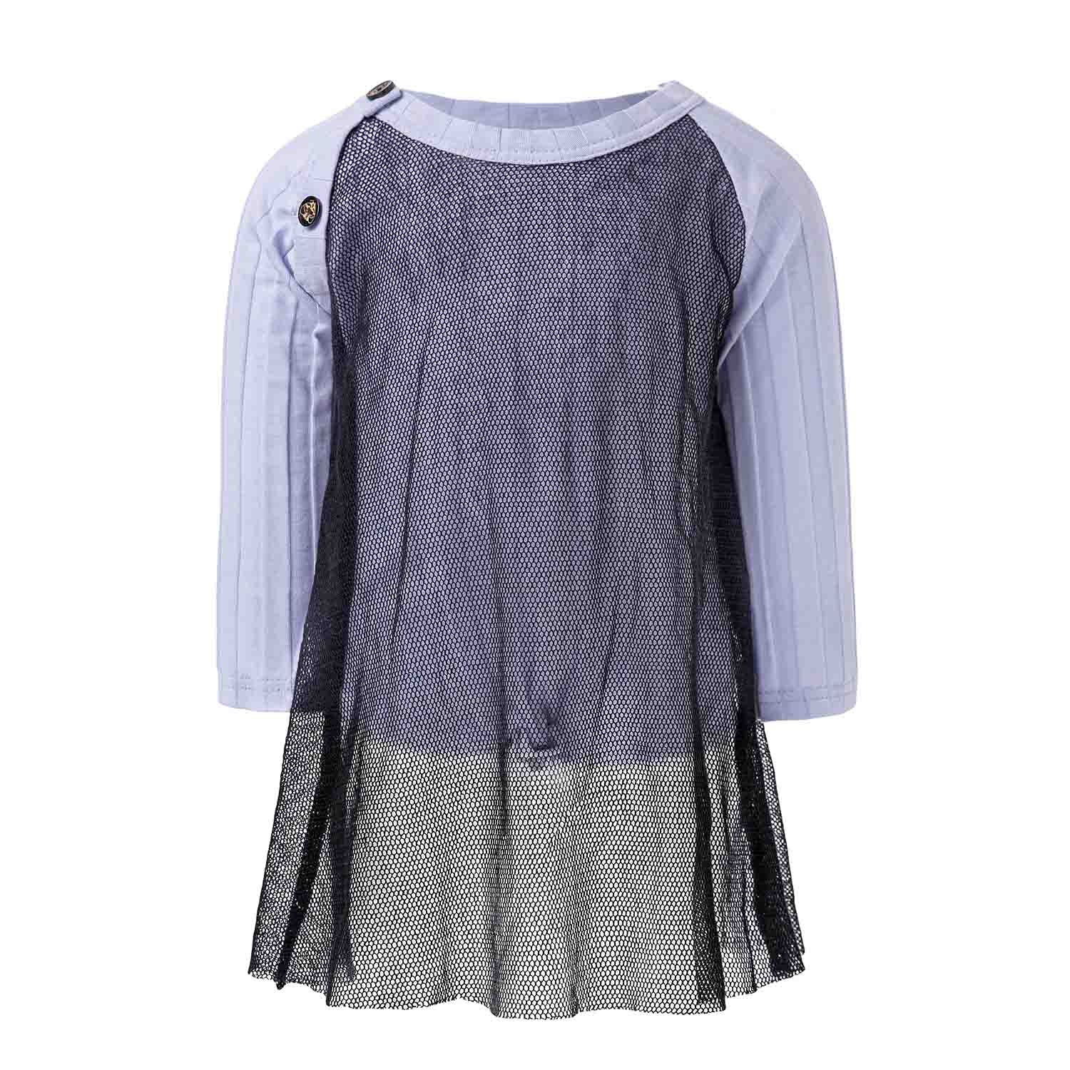 Lilac Baby Onesie with Mesh