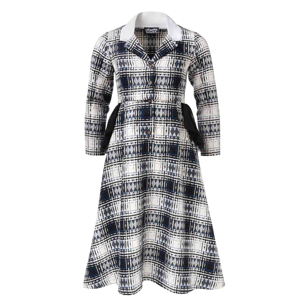 Tartan Bustle Dress