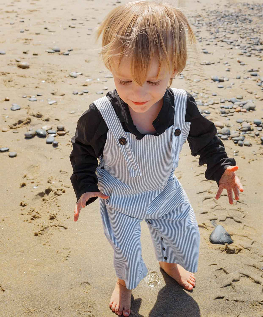 Stripe Bib Overalls