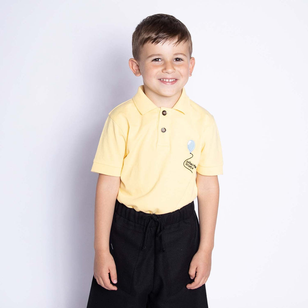 Yellow Polo Shirt For Kids