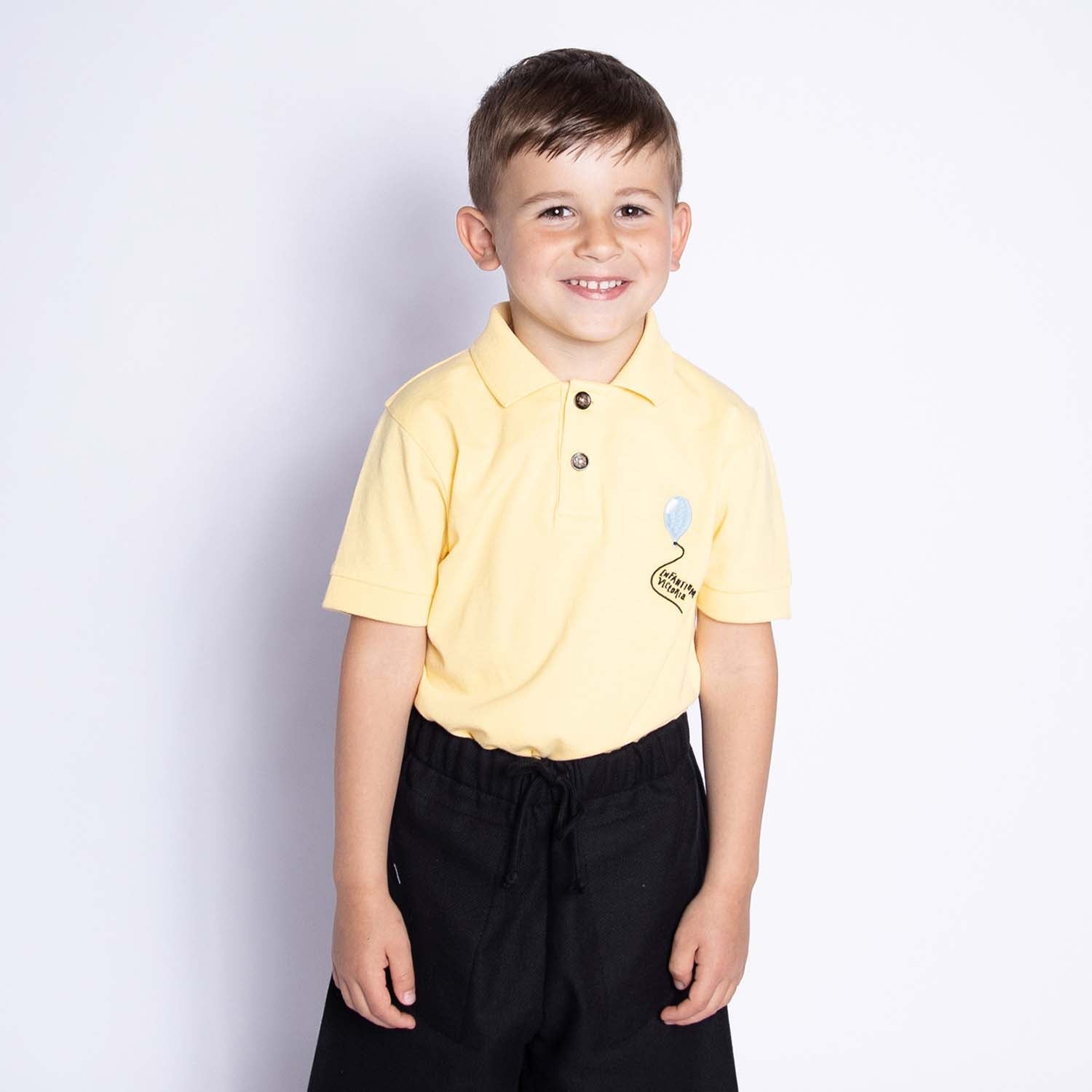 Yellow Polo Shirt For Kids