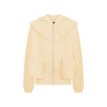 Knitted Kids Hoodie in Yellow