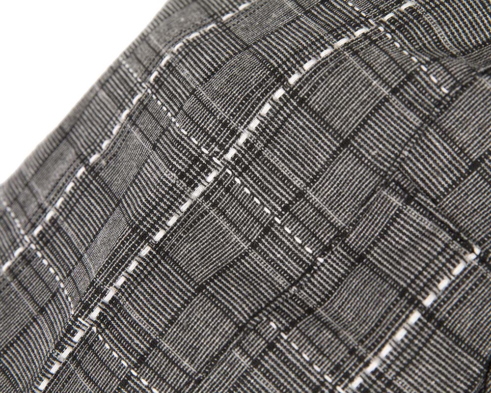 Charcoal tweed flat cap by Max Alexander