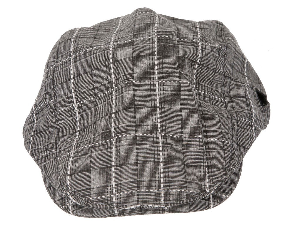 Charcoal tweed flat cap by Max Alexander