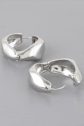 MEATPACKING Abstract Edge Hoop Earrings: NYFW BYMANYC ® New York