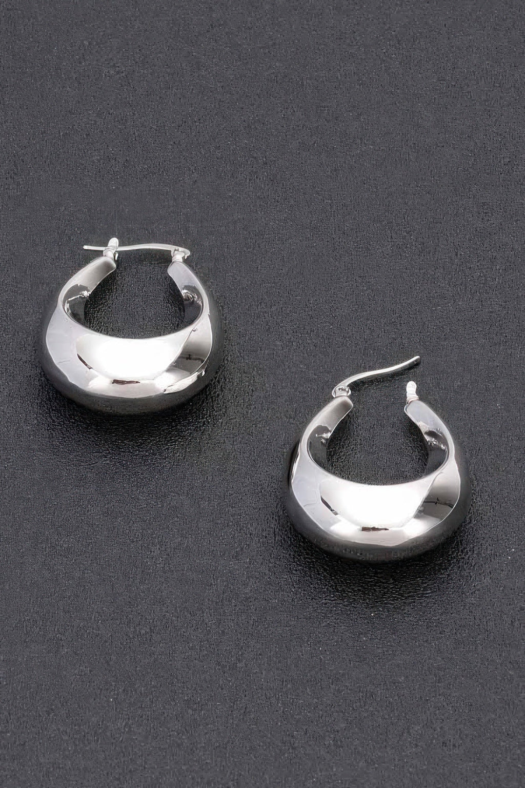 MIDNIGHT TRIBES Metal Vintage Hoop Earrings: BYMANYC ® New York