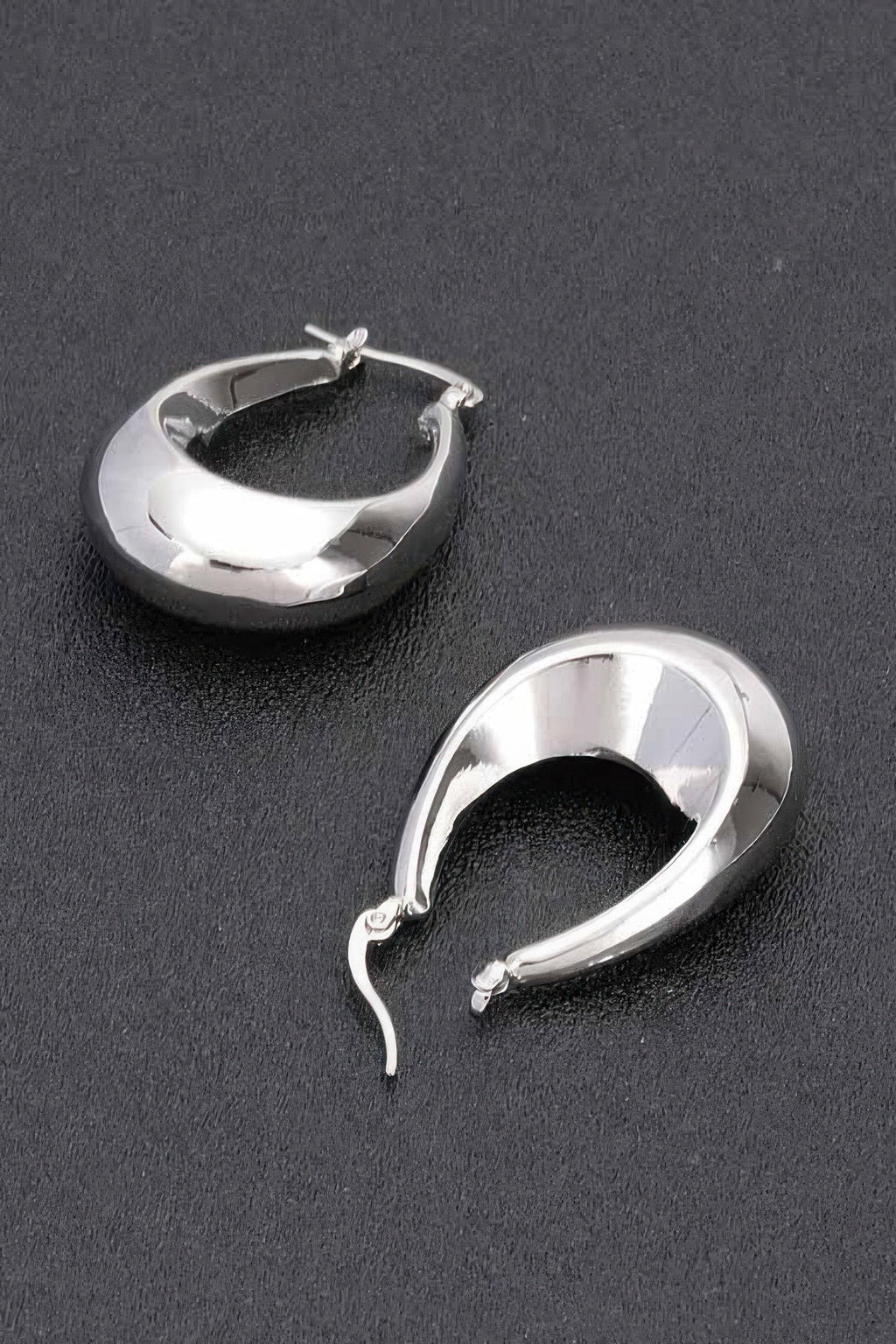 MIDNIGHT TRIBES Metal Vintage Hoop Earrings: BYMANYC ® New York