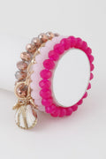 MONTAUK Seashell Crystal Bracelet | Coastal Luxe BYMANYC ® New York