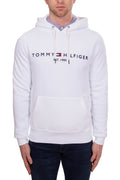 TOMMY HILFIGER - Felpa logo uomo con cappuccio-1