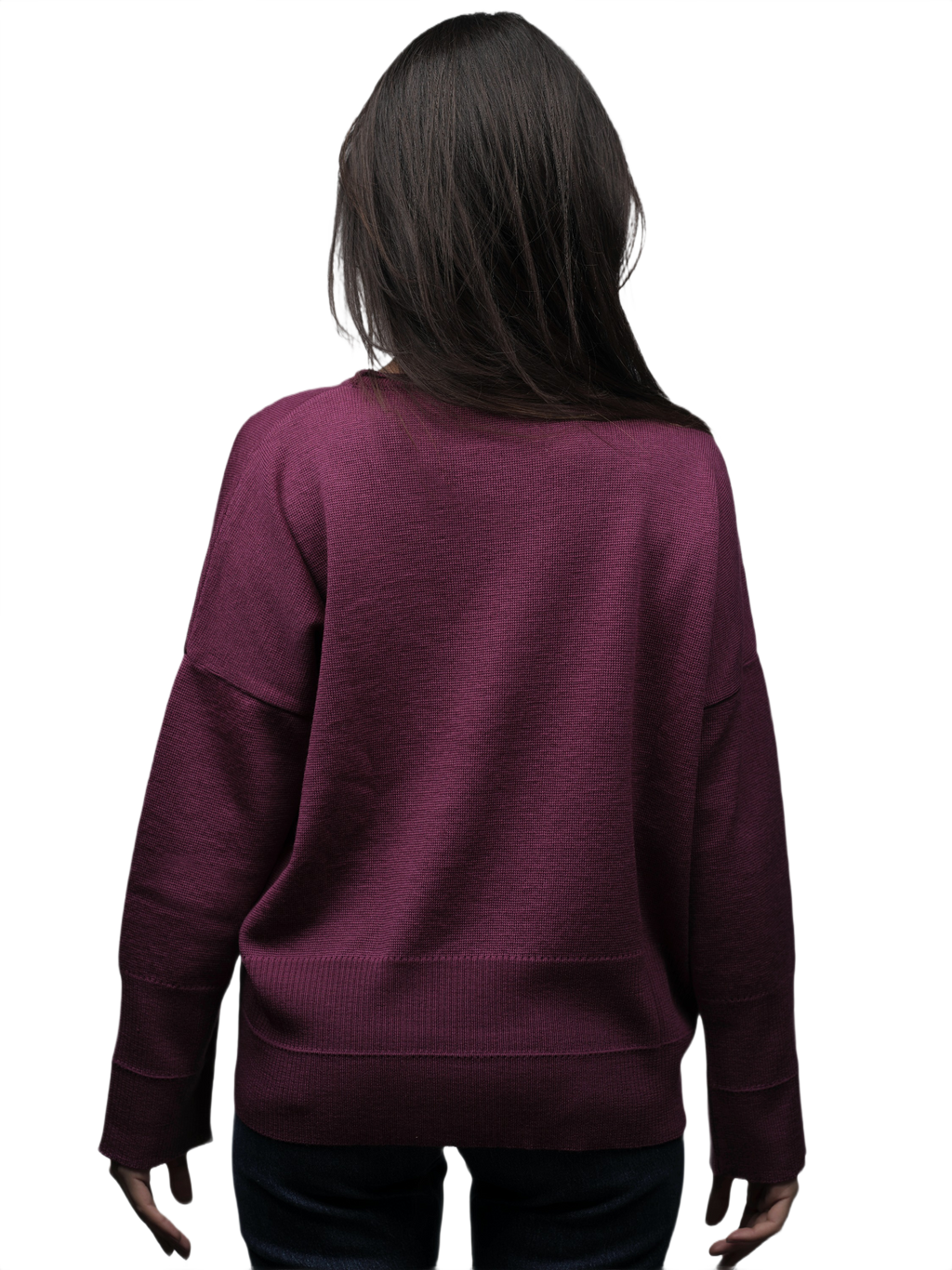 Maglia Donna Over Girocollo Lana Merino Extrafine